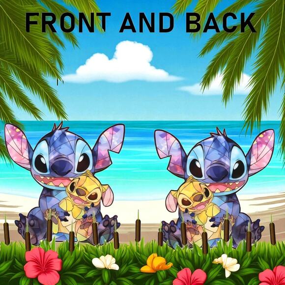 Stitch Disney Acrylic Suncatcher – Stained Glass Style Window Art - Picture 4 of 6